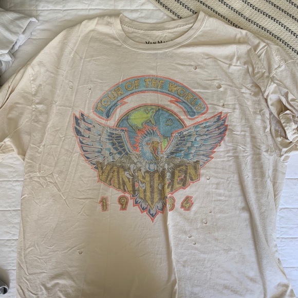 Uo Van Halen Tshirt Dress 
